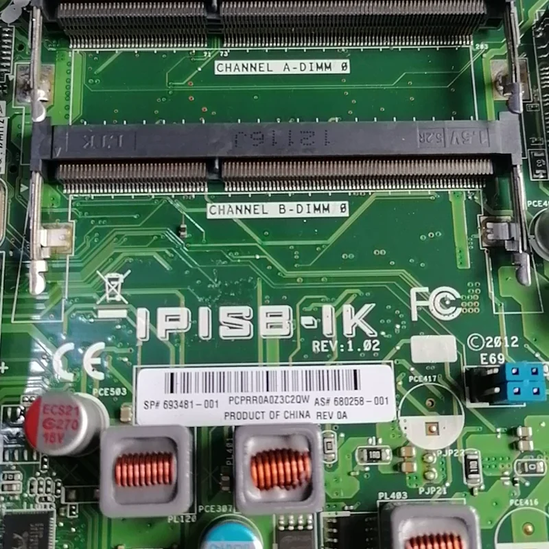 IPISB-IK For HP Pro 4300 AIO Motherboard 693481-001 680258-002 DDR3 Mainboard 100% Tested Fully Work be Fast shipping DH