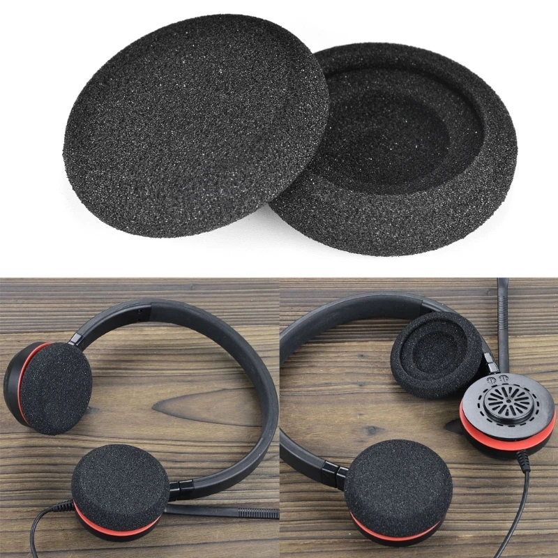 Comfort and Noise Reduction Thicker Ear pads Ear Cushions for Logitech PC960 H960 USB H650E h650e H820e Headsets Earmuff EarPads