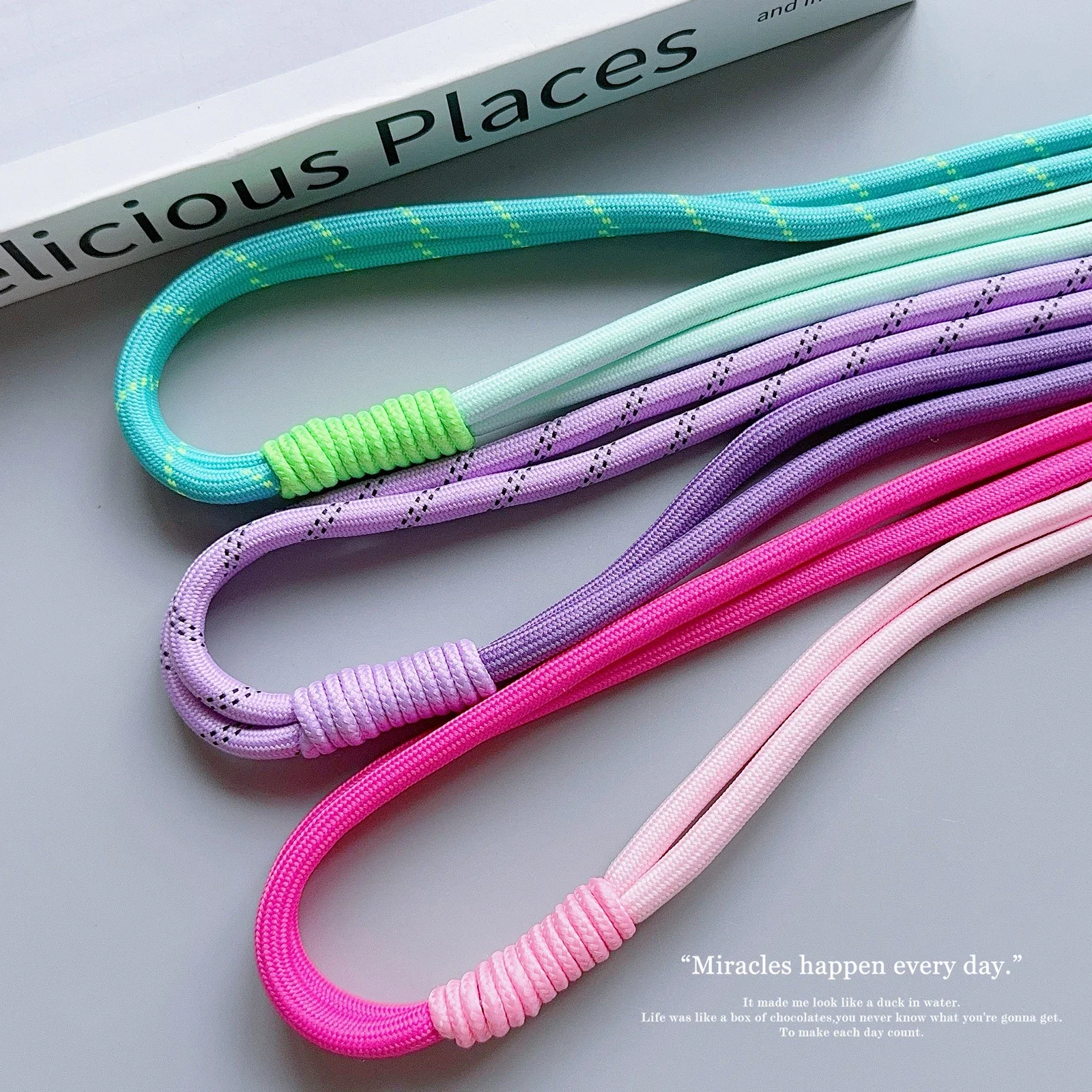 New Fashion Trend Diagonal Long Rope Mobile Phone Universal Lanyard Shoulder Strap Lanyard Neck Multi-Functional Anti-Loss Rope