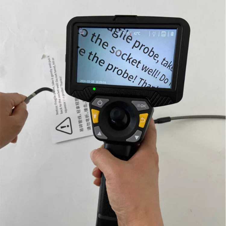 Portable Industrial Video Borescope 360 Degree Handheld Industrial Video Scope