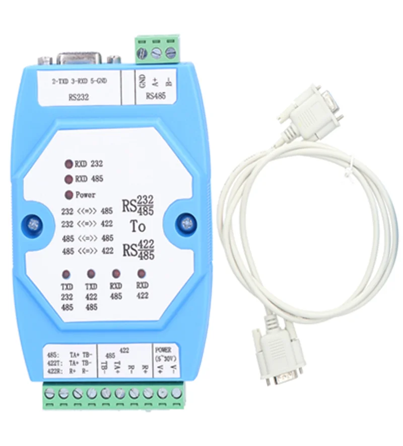 

Serial port 232 to 485 RS232 to 422 485 to 422 485 relay isolation converter surge protection