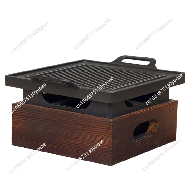 Korean Style Baking Pan, Barbecue Grill, One-person Meal Meal, Small Household, Non-Smoking