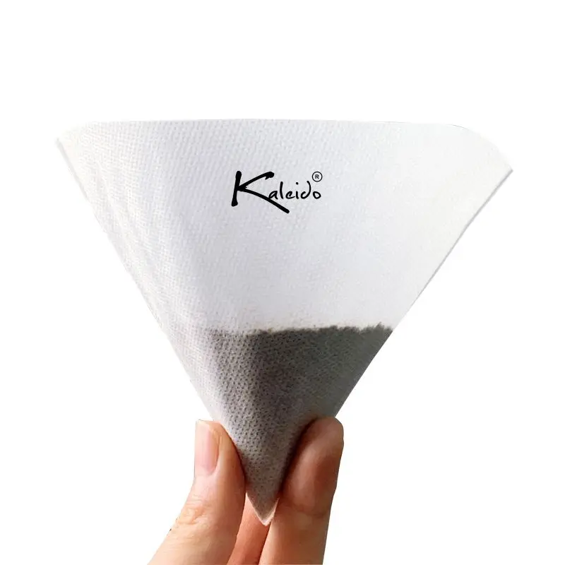 50/100Pcs Kaleido กาแฟกรองกระดาษ Disposable Nonwoven กาแฟกรองกาแฟ Dripper เกรดทางการแพทย์ไม่ฟอกขาว