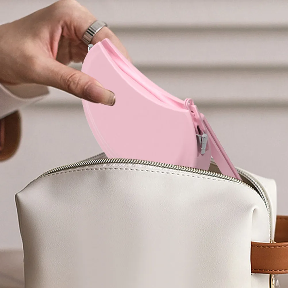 

Silicone Braces Storage Bag Lightweight Portable Powder Puff Pouch Coin Purse Small Storage Bag Practical Coin Purse