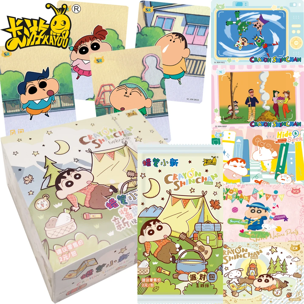 

KAYOU Genuine Crayon Shin-chan Collection Card Popular Anime Character Nohara Shinnosuke Four Seasons Accompany Card Unique Gift