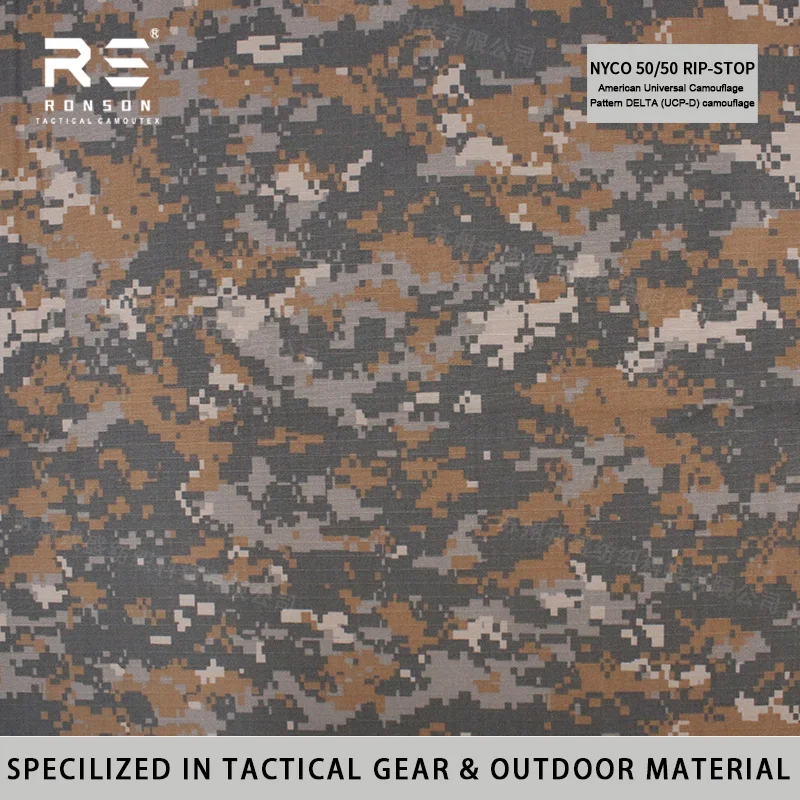 American Universal Camouflage Pattern DELTA (UCP-D) Camouflage Tactical Uniform Woven NYCO5050 Rip-Stop Printed WR NIR/IRR