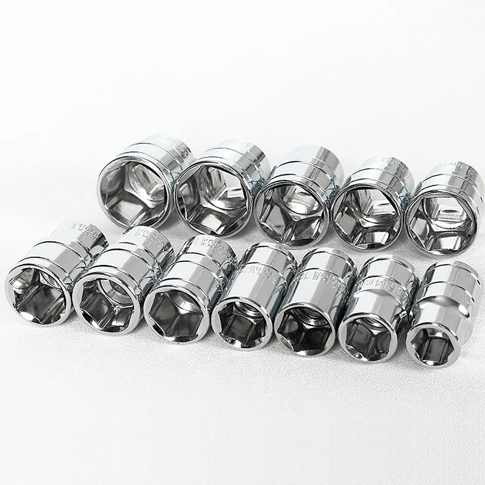 1Pcs Extended Hexagonal Socket  Lengthening 78mm Square Ratchet Wrench Hexagonal Socket Diameter 8/10/12/16/20-32mm Socket Tool