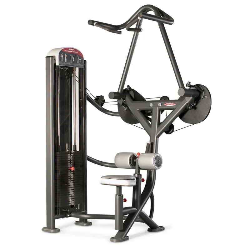 High Quality Newest Commercial Steel FE012  LAT PULLDOWN CIRCULAR  Gym Equipment for Bodybuilding with Safety Features