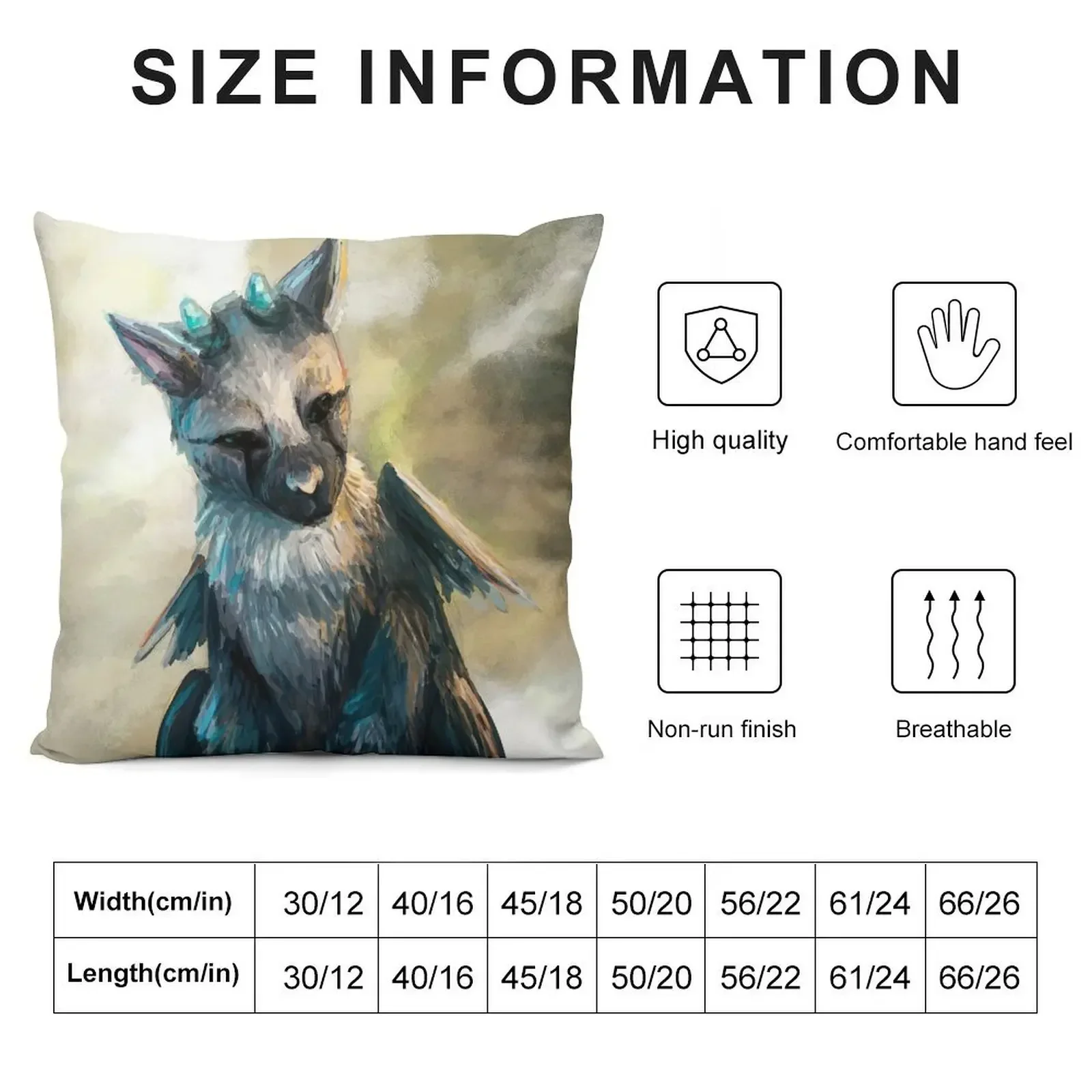 Trico - The Last Guardian Throw Pillow christmas supplies home decor items pillow