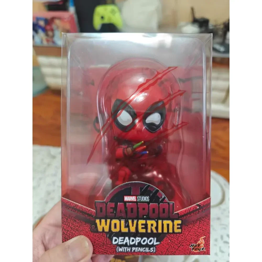 Deadpool&Wolverine Blind Box Marvel ของแท้ภาพยนตร์อุปกรณ์ต่อพ่วงตุ๊กตาน่ารักเครื่องประดับประกอบด้วยรุ่นที่ซ่อนอยู่ทุกชนิด Morphology