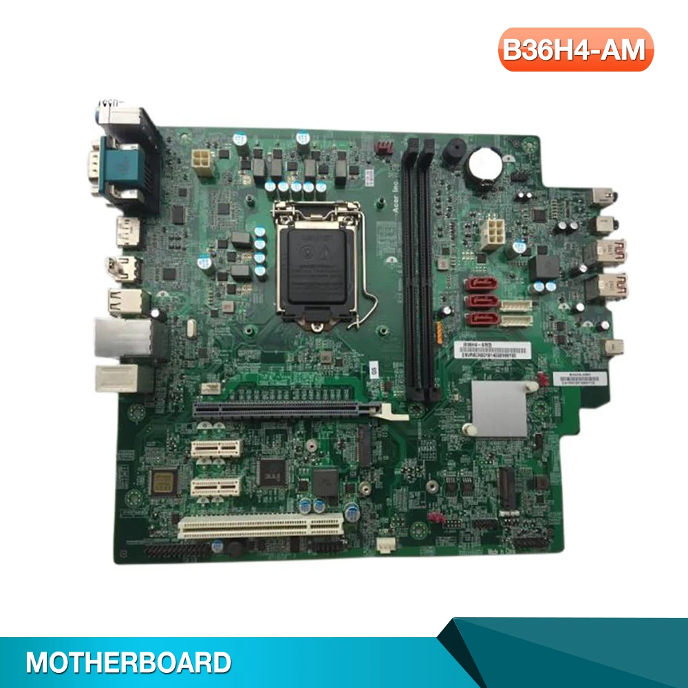 Placa-mãe Acer Desktop, S4660G, B360, B36H4-AM, LGA1151, totalmente testado