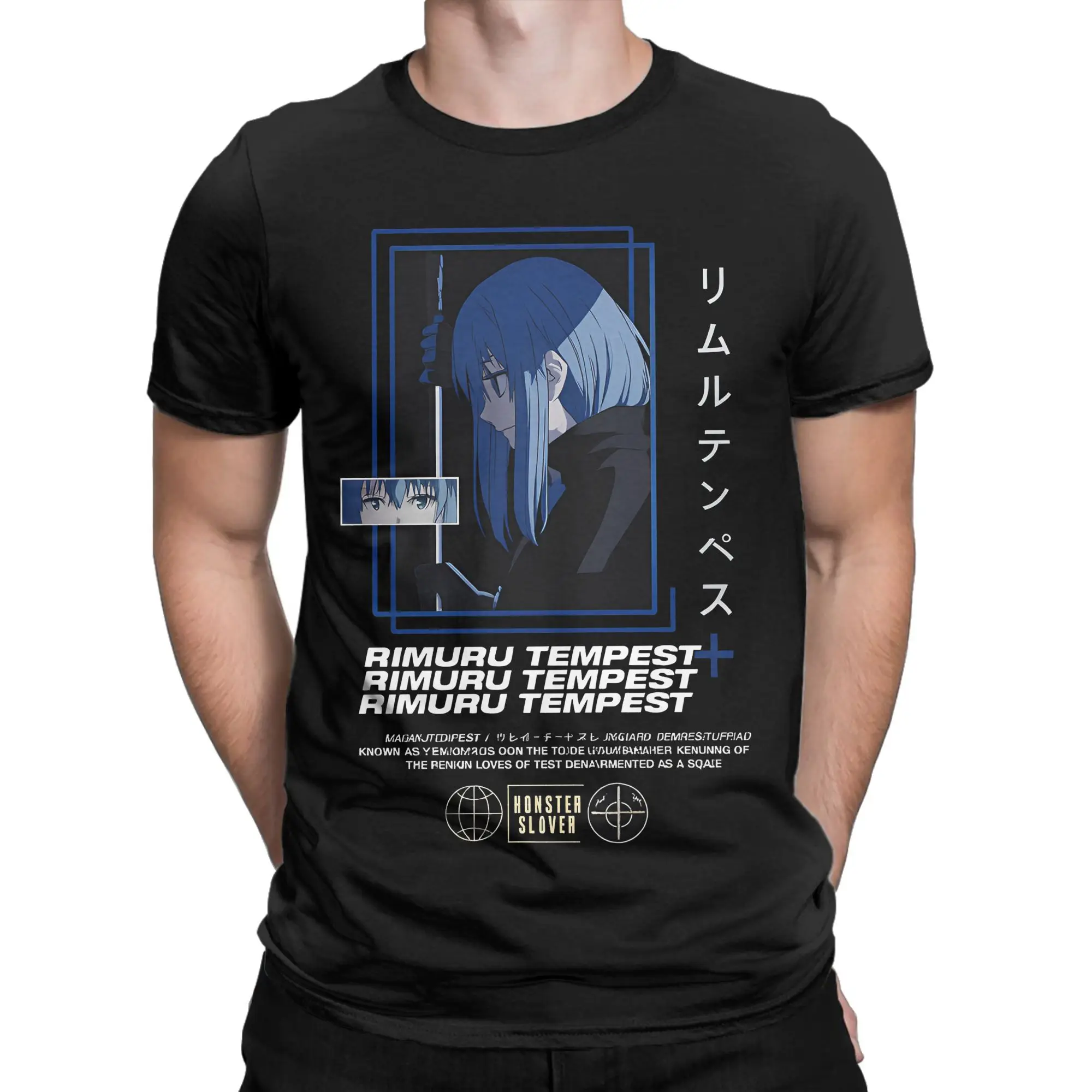 Anime That Time I Got Reincarnated As A Slime T-Shirt Summer Rimuru Tempest Cotton T-Shirts For Man Harajuku Tee Shirt Tees