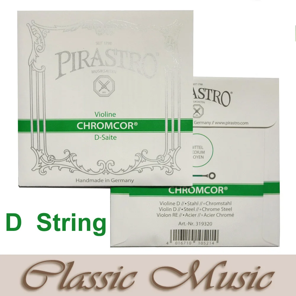 Pirastro Chromcor Violin Strings Full  Set (319020) , Set Ball End ,Original Made in Germany,4/4