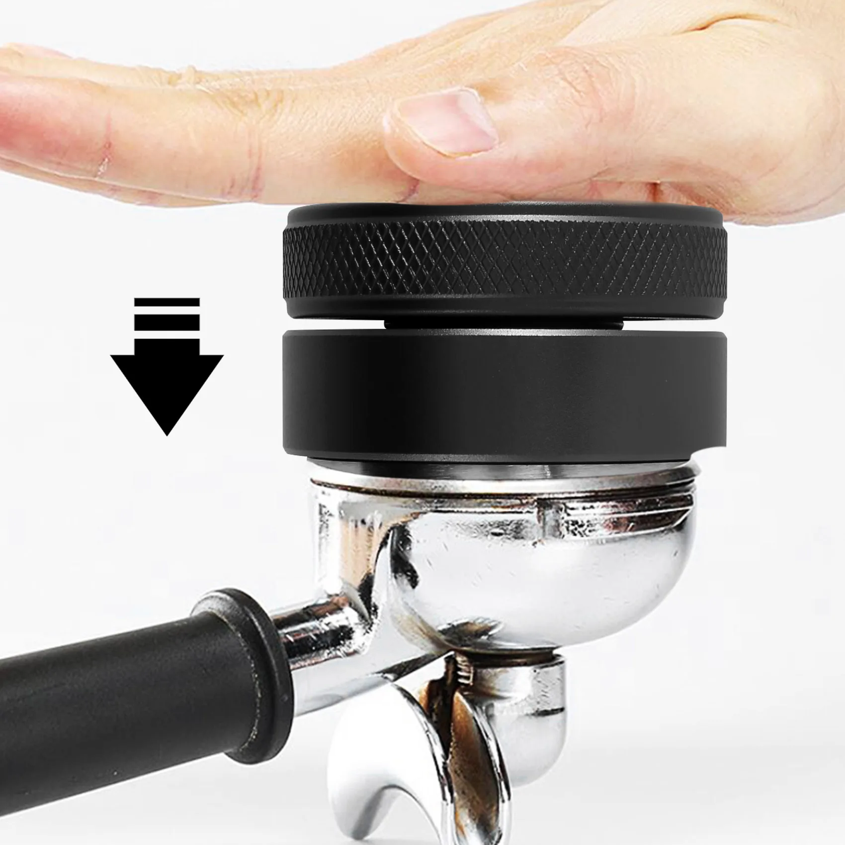 

AA38M Распределитель кофе из нержавеющей стали 304, инструмент для выравнивания, темпер для кофе с тремя углами, 49 мм