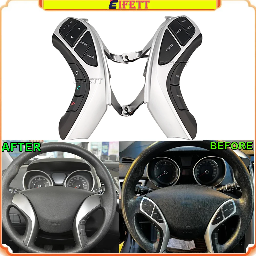 

Кнопки управления для Hyundai Elantra AT MT I30 2012-2014: кнопки подогрева руля, круиз-контроль, автомобильные аксессуары