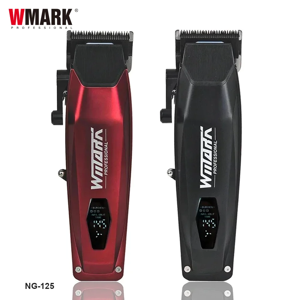 

WMARK NG-125 Men's Professional Rechargeable Hair Clipper Electric Clipper Oilhead Electric Hair Shear 7500RPM Motor