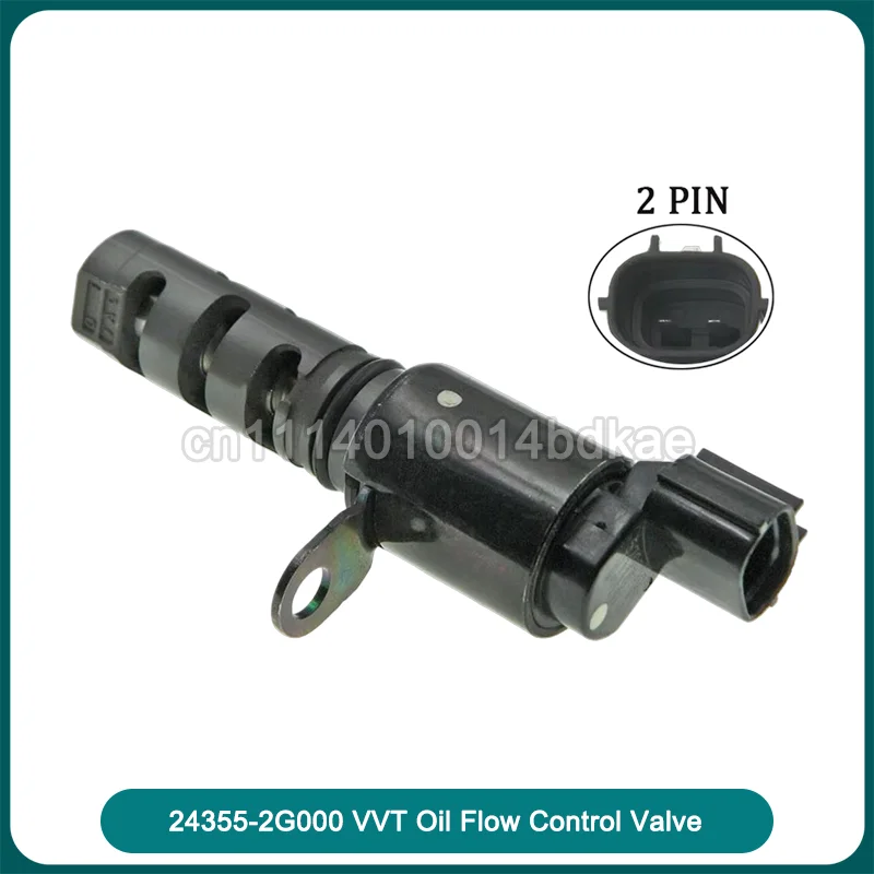 24355-2G000 Oil Flow Control Valve VVT Variable Timing Solenoid for 2006-2015 Applications Engine Vehicle System Auto Accessory