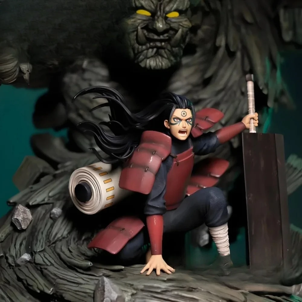 

16.5cm anime figure squatting double headed PVC statue collectible model delicate ornament ideal toys gifts for collectors