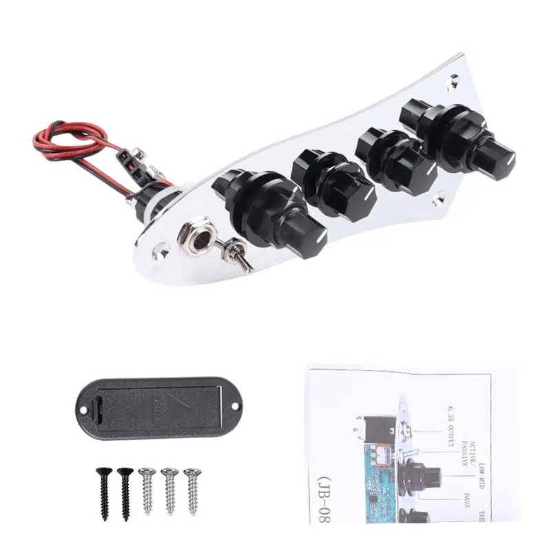 Budget-Friendly Guitar Bass Control Electric Guita Control Plate Pre Wired Control Plate Supplies Wired Switch Instrument