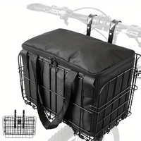 Front/Rear Bike Basket Bag Large Capacity Bicycle Storage Rear Basket Bags Suitable for Carrying Dogs Pets