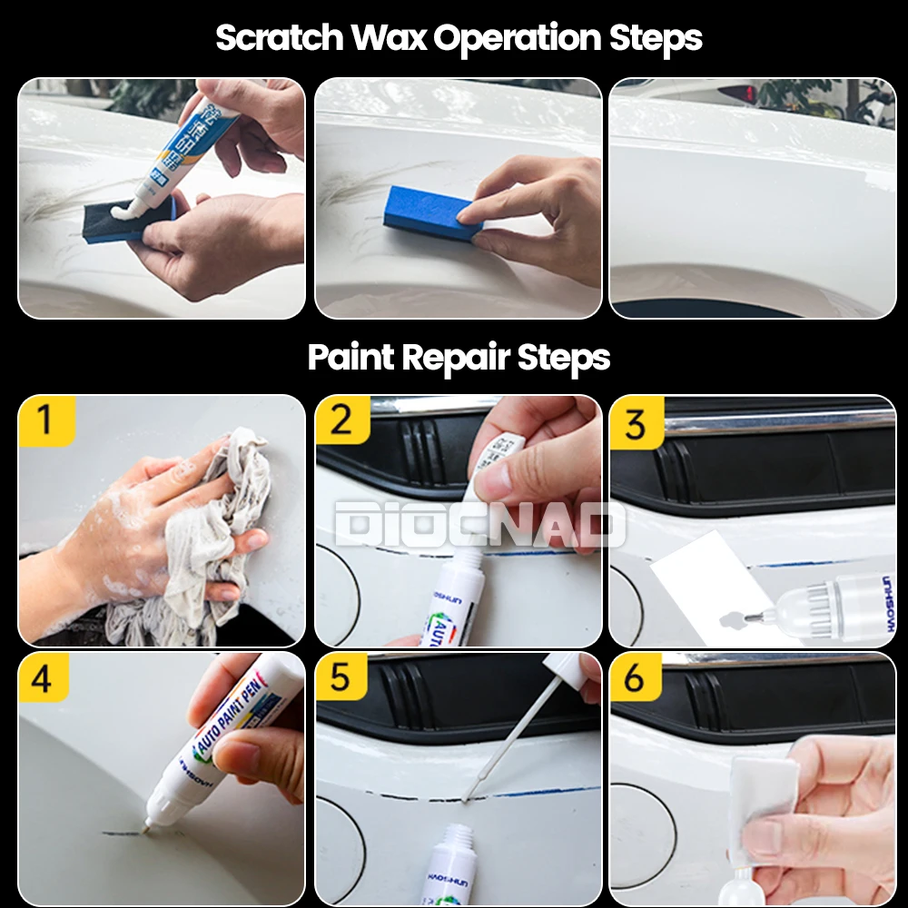طلاء السيارات إصلاح اللمس حتى قلم جاف للرسم خدش إصلاح الطلاء الرعاية مزيل الخدش لأودي A7 4G 4K 2010-2024 2011 2017 2018 2021 #6