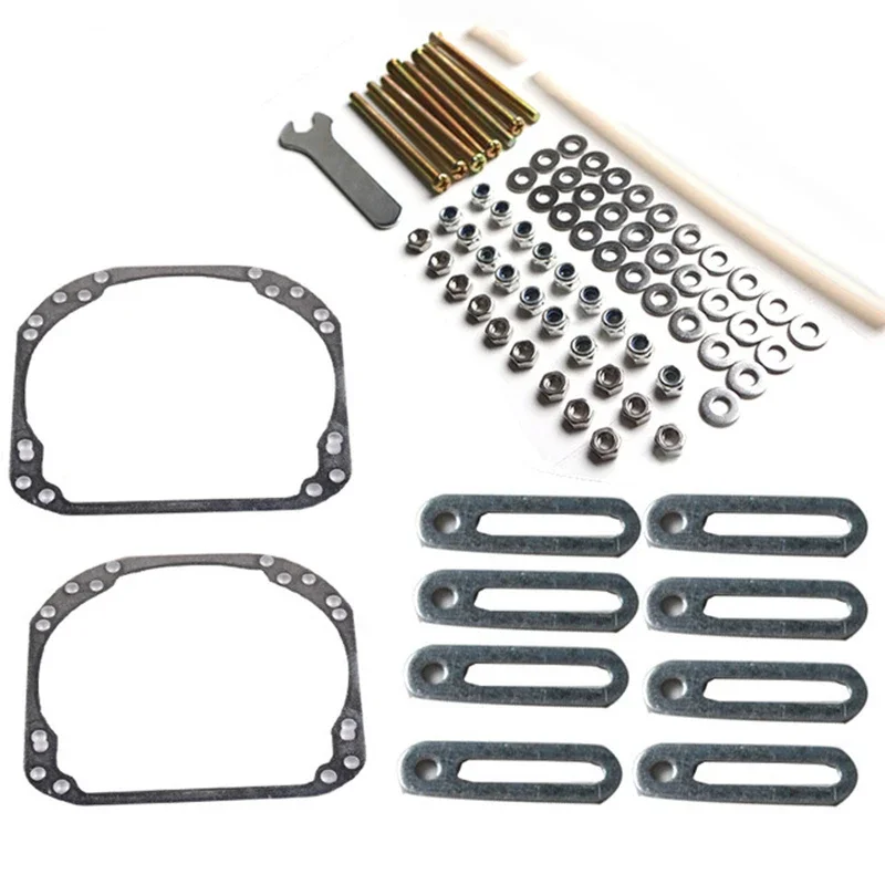 

2 шт. универсальный кронштейн для автомобильных линз проектора для Hella 3R G5 Hella 2 Bi светодиодные линзы для проектора, автомобильные аксессуары