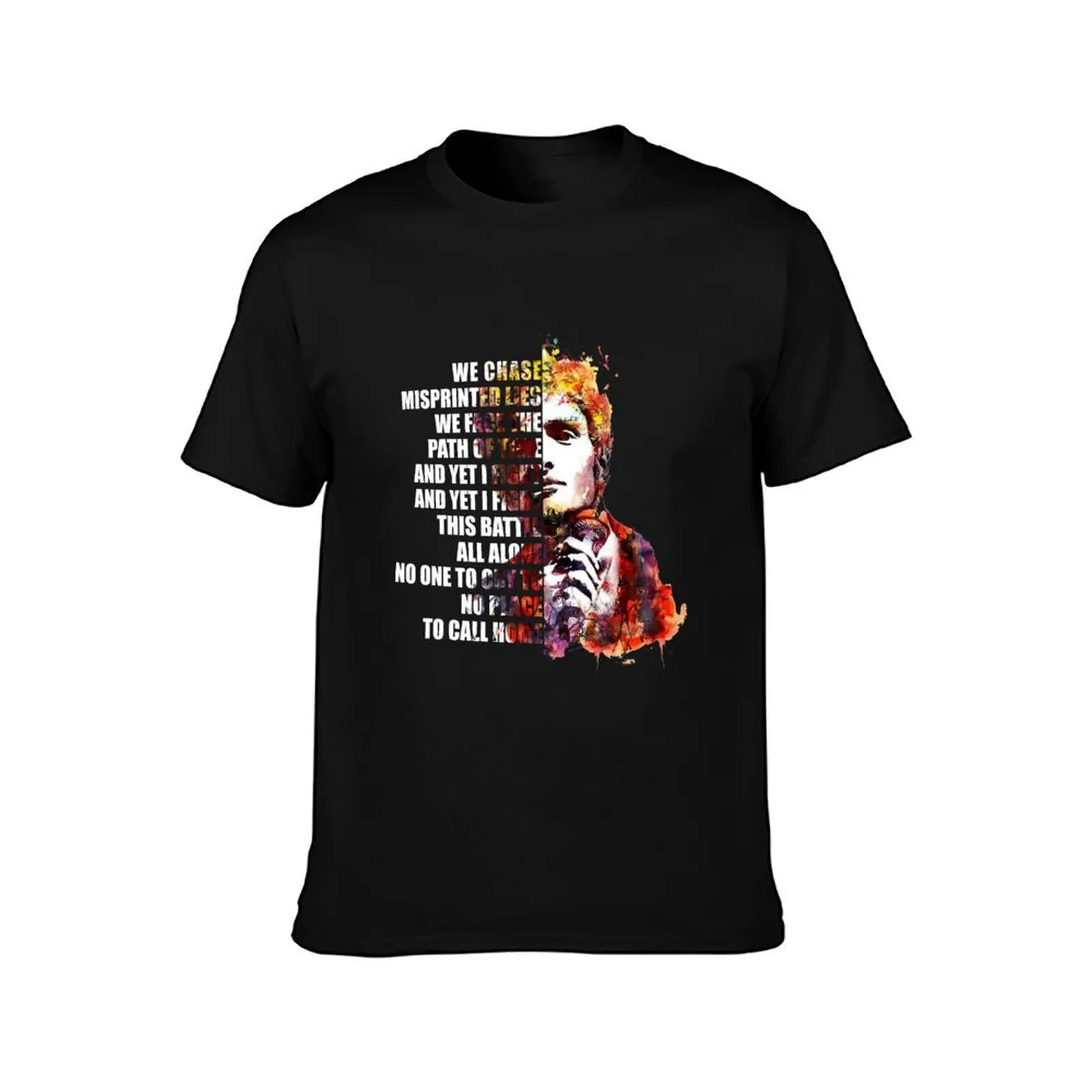 Layne Staley – We Chase Misprinted Lies We Face The Path of Time Tops & Tees, t shirt design T-Shirt