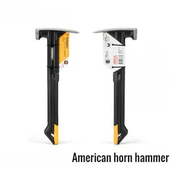 16oz 18oz integrierter amerikanischer Schaf horn hammer TB-H1-1R Hammer magnetischer Gummi stoß dämpfender Hammer Hardware-Werkzeug