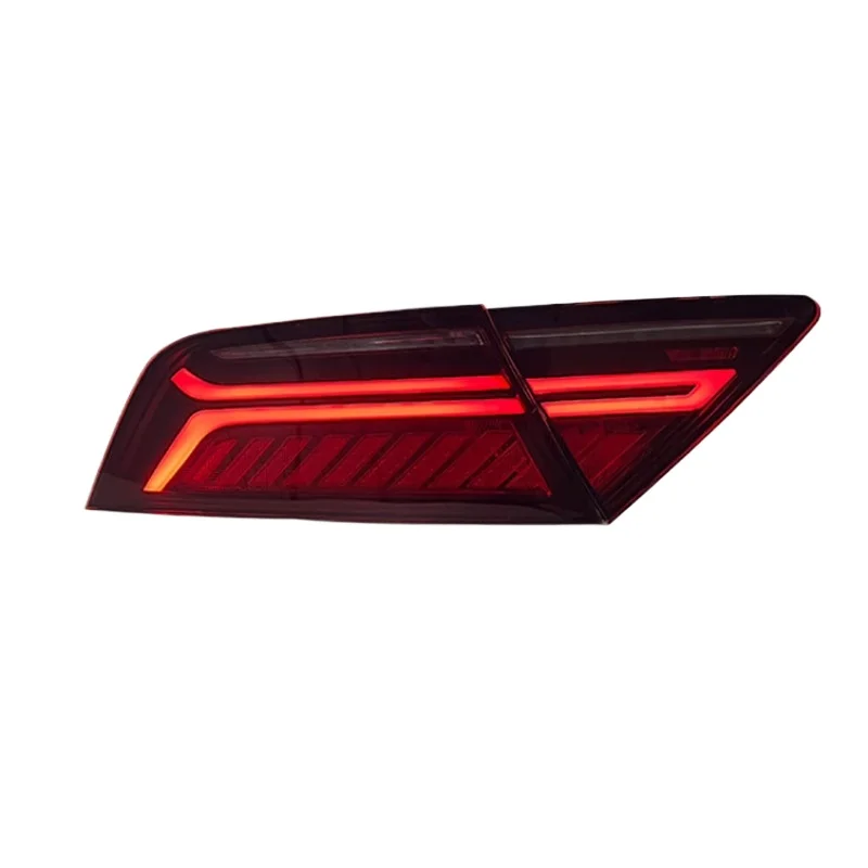 -For Upgraded Full LED Tail Light Assembly for  A7 2011-2014 New Style Sequential Turn Signal Rear Lamp DRL^