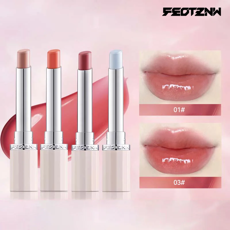 Feotznw Essential Oil Moisturizing, anti-wrinkle and color-changing Lipstick, with a moisturizing, water-like glow,Lip balm