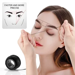 Permanent Make-up Pre-Ink-String für Microbladingeyebow Make-up Färben Liner Faden permanente Position ierung Augenbrauen Messwerk zeug