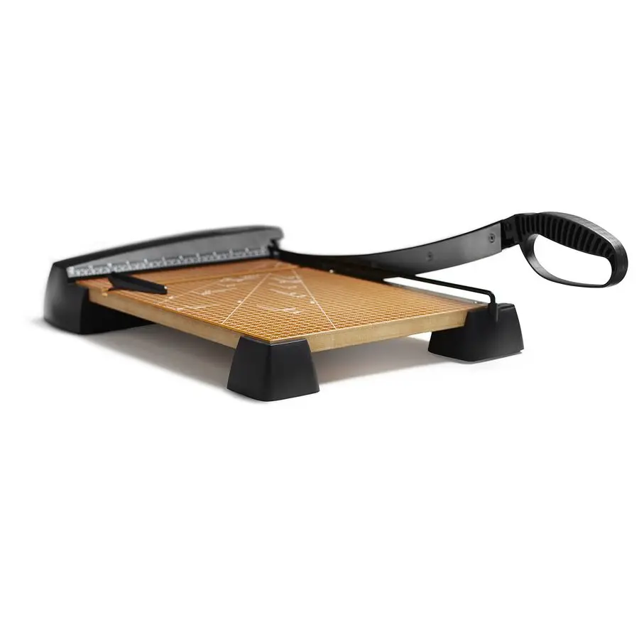 

Профессиональный гильотинный резак для бумаги и картона, 15-дюймовая режущая поверхность, прочный, точный, для школы и офиса