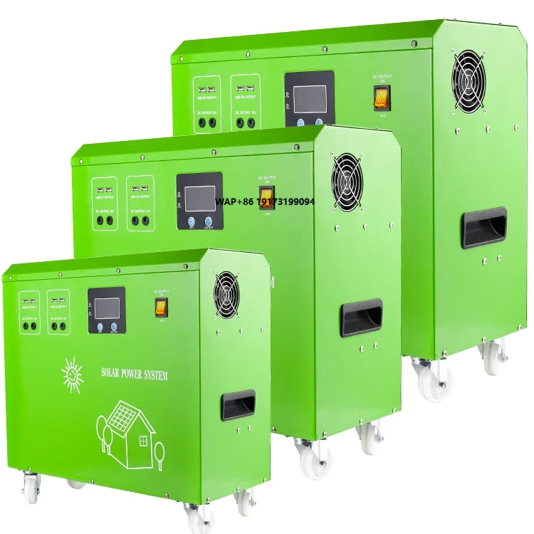 

Portable Lithium Solar Power Generator 500w-3kw Full Solar Panel Kit