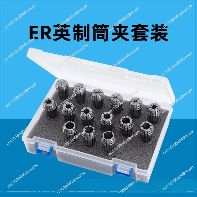

ER25/20 Inch Collet 15pcs Numerical Control Tool Holder Engraving Machine Chuck ER32/40 Spring Wordy Nozzle Sleeve