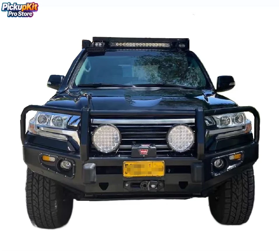 

LC200 Steel Front Bumper Perfect Fit Anti-Corrosion Off-Road Guard