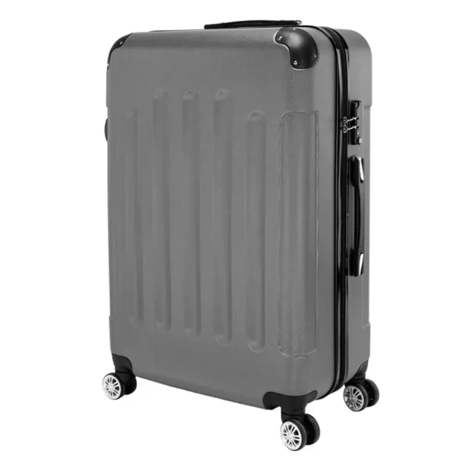 Trolley portatile 3 in 1 in ABS 20" 24" 28" Grigio scuro