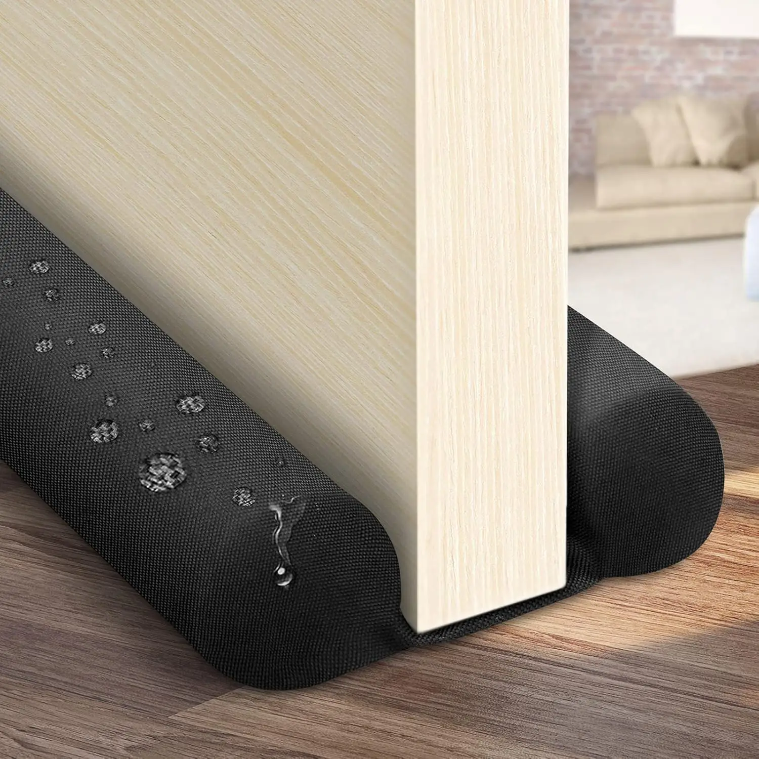 

Twin Door Draft Stopper, 30"-36" Adjustable, Waterproof, Noise & Breeze Blocker