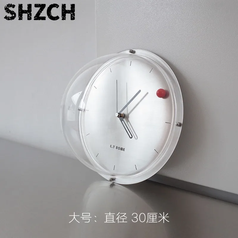 Space Themed Wall Clocks Nordic Modern Silent Analog Timepiece Minimalist Living Room Decor Versatile Scene Desk Clocks