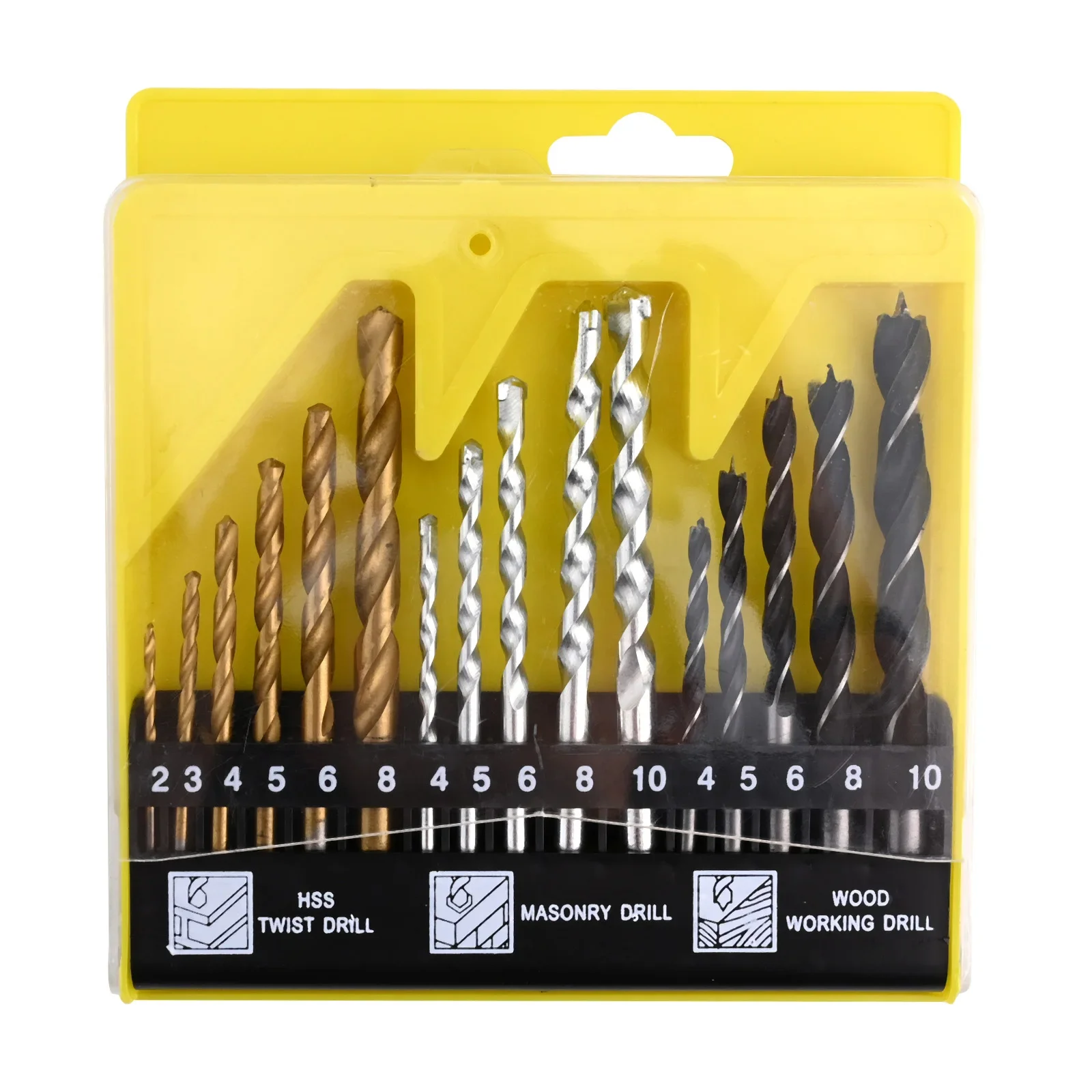 

Construction Concrete Drill Bit Set Fast Drilling Pinpoint Drilling Precise Double Cutting Edges Tear-free Holes