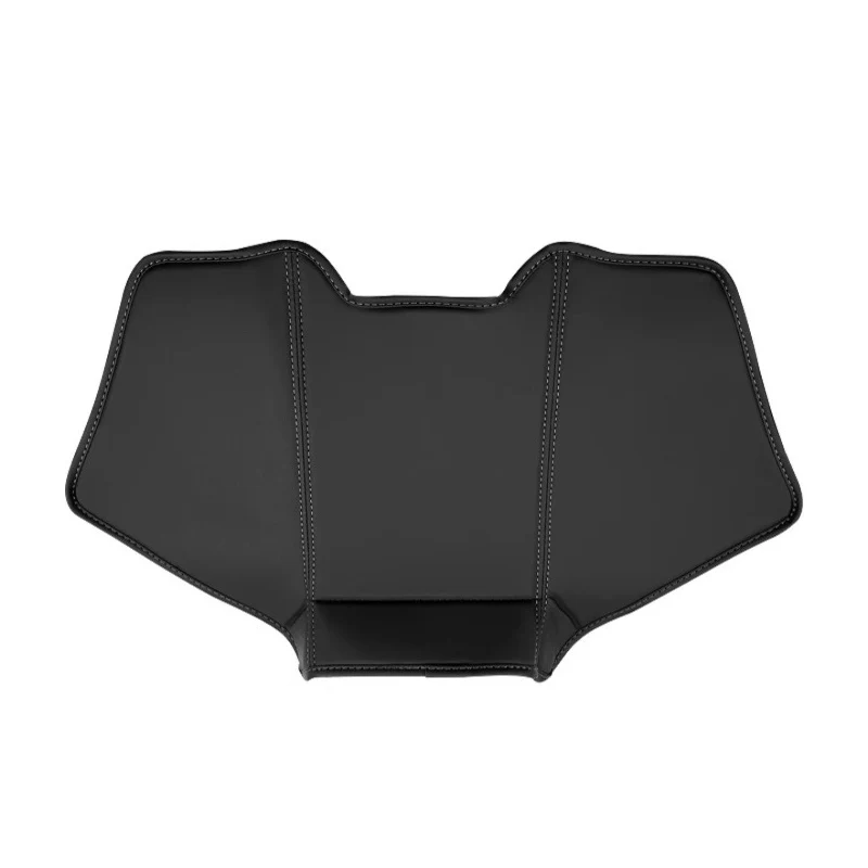 For Tesla Model 3 Highland 2024 Car Air Outlet Seat Anti-Kick Pad Soft PU Leather Rear Screen Dustproof Protect Cover Mat