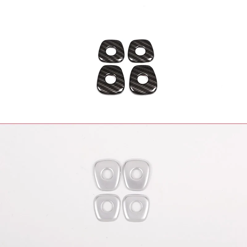 For BMW X3 X4 G01 G02 2018-2021 ABS Chrome/Carbon Fiber Car Door Lock Cover Trim Accessories