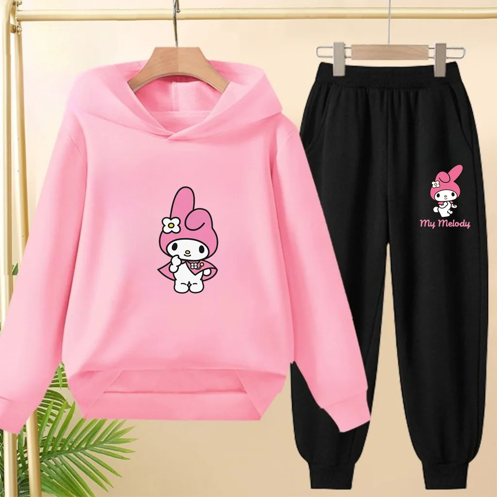 

Spring Autumn Cute Girls' Printed Pattern Children's Sweatshirt Set 2-piece Sweatshirt and Pants Set Boys' and Girls' Sportswear