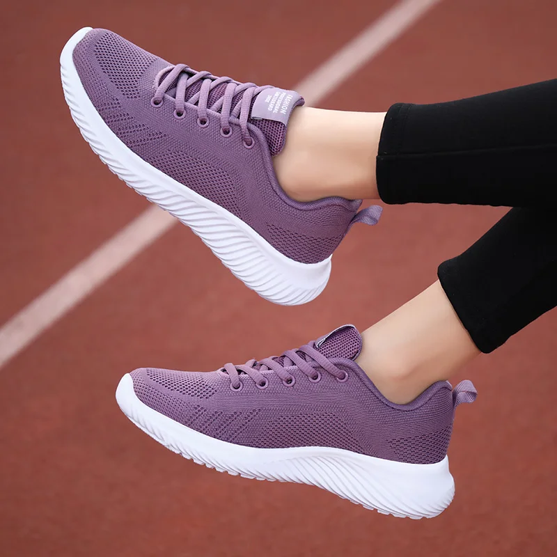 Cheap Women's Running Shoes Summer Breathable Mesh Sneakers Women Lightweight Outdoor Sports Shoes Big Size 42 Zapatos De Mujer