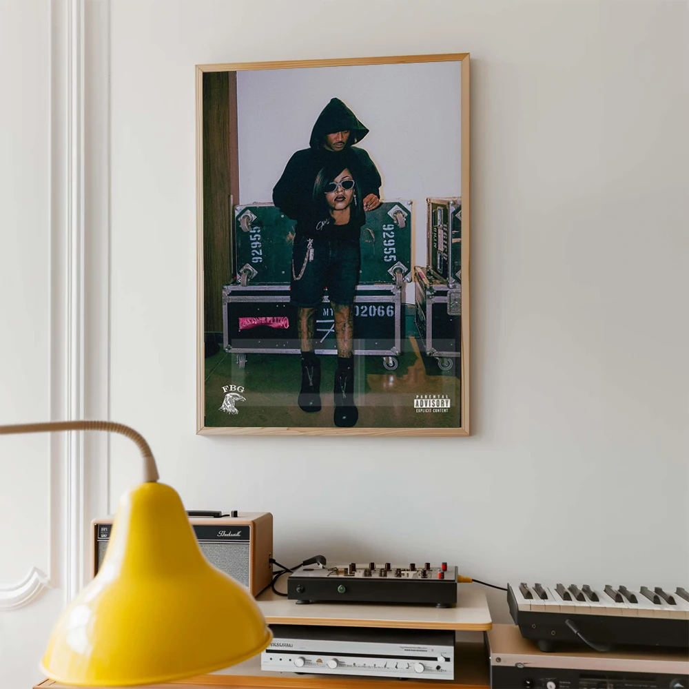 American Rapper Future Album Poster Hip-hop Music Prints Canvas Painting Wall Art Pictures Home Room Rap Music Cover Decoration