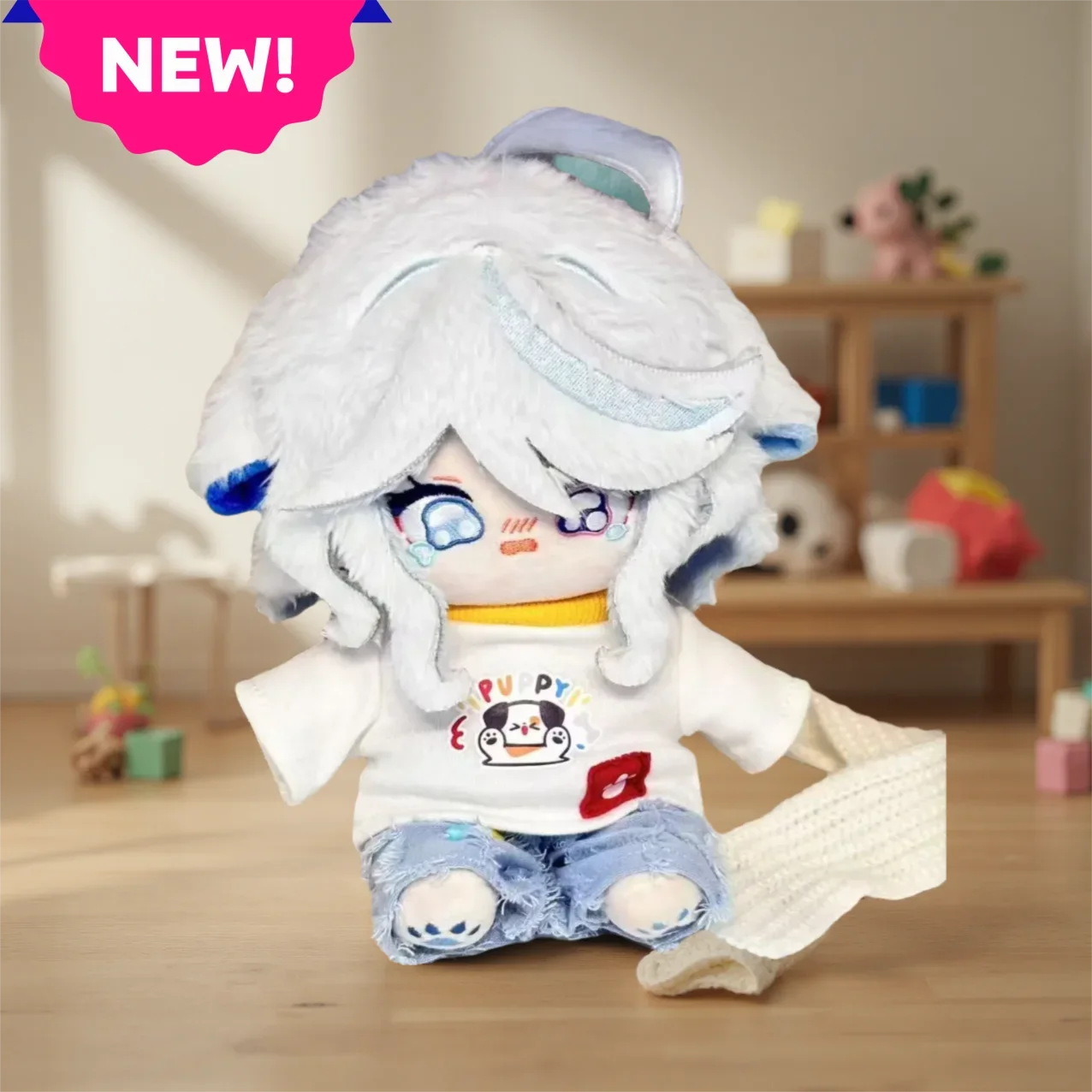 

Плюшевые игрушки Genshin Impact: Фурина, милые косплей-куклы с каркасом, 20 см, мягкие фигурки для переодевания, подарок для взрослых и детей