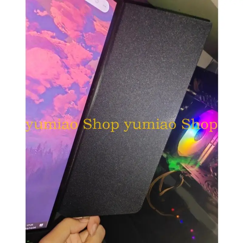 587B Monitor Shade Boards Pair with Left and Right Screen Cover, Plastic Side Light Control for Desk Use, 28 x 10 for Study