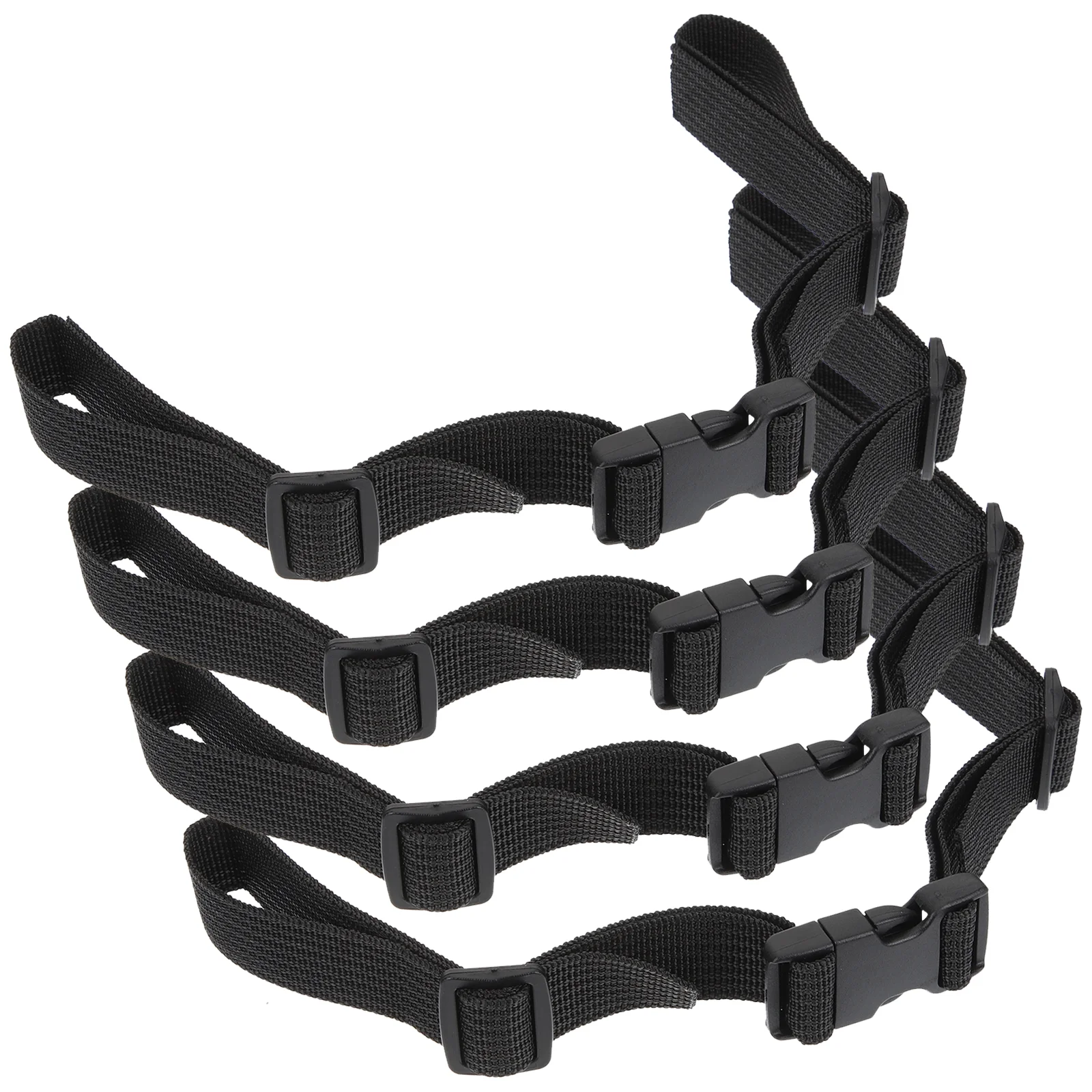 4 Stuks Quick Release Gesp Riem Bagage Riemen Vastbinden Verstelbare Ring Korte Quick Release Gesp Riem