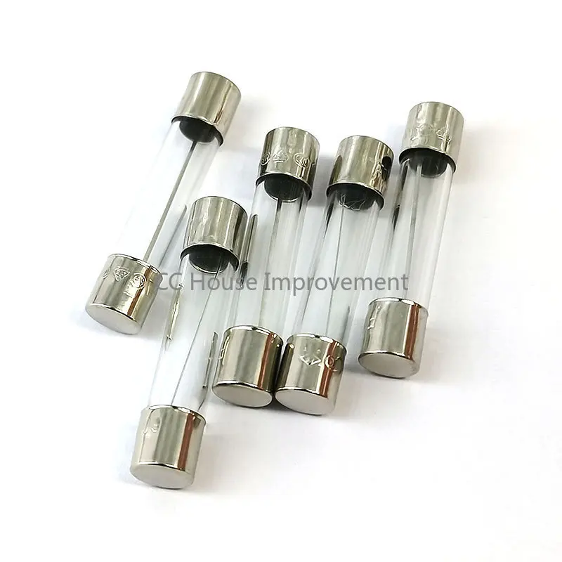 5*20 6*30 Glass Fuse Fast Fuse 250V 0.1A 0.2A 0.5A 1A 2A 3A 3.15A 4A 5A 6A 7A 8A 10A 12A 15A 20A 30A Quick Blow 5x20mm 6x30mm