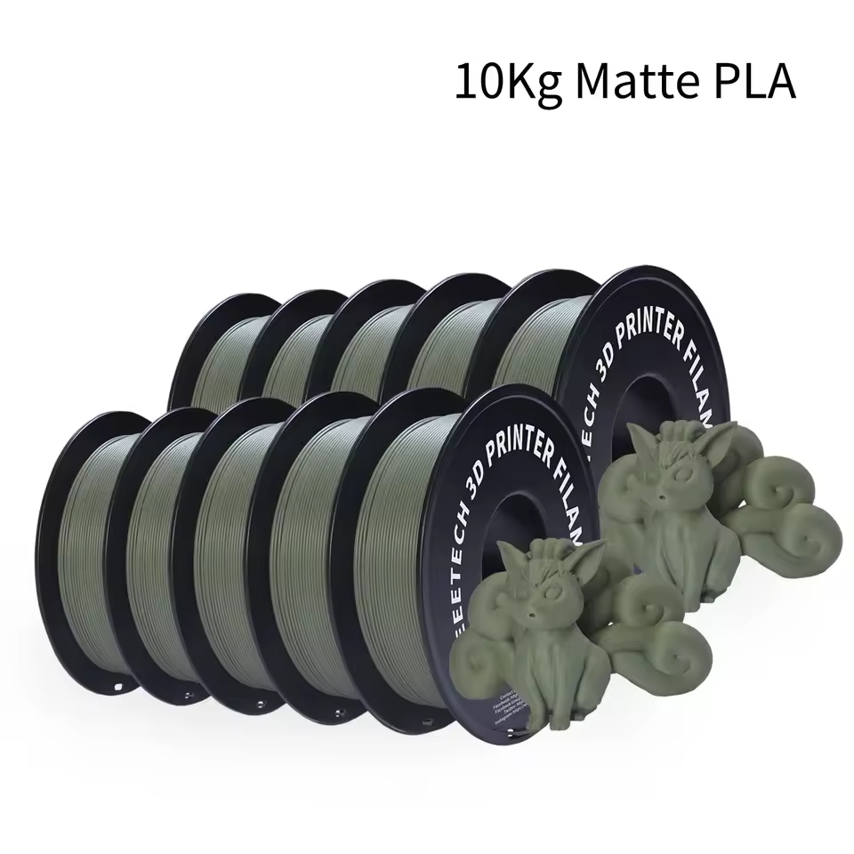 GEEETECH 10Kg 3d Matte PLA Filament 1.75mm Spool Wire For 3D Printer Material,Safety, Vacuum packaging