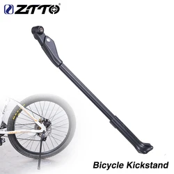 ZTTO Quick Release Bike Kickstand 5mm QR Adjustable Side Stay Carbon Frame 26/27.5/29/700c Bicycle Rack Stands MTB Road Bike